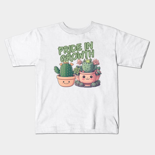 Gardening - Pride in growth Kids T-Shirt by Warp9